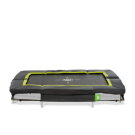 Cama elástica enterrada deportiva EXIT Silhouette 153x214cm, color negro