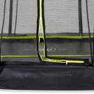 Cama elástica enterrada EXIT Silhouette 153x214cm con red de seguridad, color negro