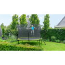 Cama elástica EXIT Silhouette ø427cm, color verde + kit de accesorios gratis