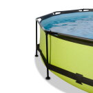 Piscina EXIT Lime ø300x76cm con bomba de depuración, color verde