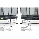 Cama elástica EXIT Elegant Premium conjunto completo ø305cm, color negro