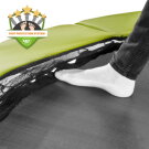 Cama elástica EXIT Silhouette ø427cm, color verde + kit de accesorios gratis