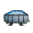 EXIT Stone pool 540x250x100cm with filter pump - grey