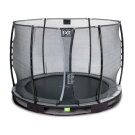 EXIT Elegant ground trampoline ø305cm with Economy safety net - black