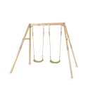 Columpio doble de madera EXIT Silvi