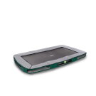 Cama elástica enterrada deportiva EXIT Elegant Premium 244x427cm, color verde