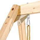 Columpio doble de madera EXIT Silvi