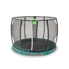 Cama el&aacute;stica EXIT Allure Premium enterrada &oslash;305cm, color verde