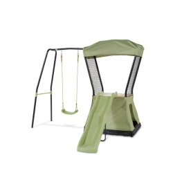 Torre de juegos EXIT Ivy con columpio de 1 asiento