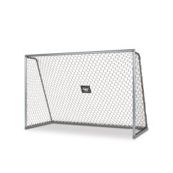 Portería de fútbol de aluminio EXIT Scala 300x200cm, color plata mate