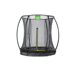 Cama elástica enterrada EXIT Silhouette ø183cm con red de seguridad, color negro