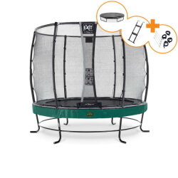 Cama elástica EXIT Elegant Premium conjunto completo ø253cm, color verde