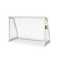 Portería de fútbol de aluminio EXIT Scala 120x80cm, color blanco