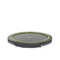Cama elástica enterrada deportiva EXIT Silhouette ø305cm, color negro